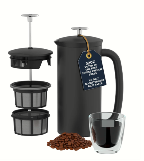 P7 ESPRO Double-wall, Stainless-steel French-Press